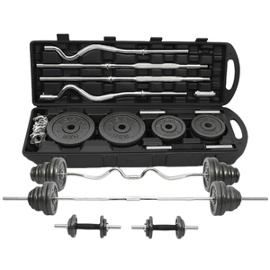 Bán Buôn 55Kg Có Thể Điều Chỉnh Quả Tạ <span class=keywords><strong>Barbell</strong></span> Set Trọng Lượng Thiết Bị Tập Thể Dục Màu Đen Quả Tạ <span class=keywords><strong>Barbell</strong></span> Set - Product Image 3