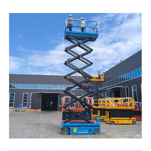 Plataforma Elevadora Eléctrica Hidráulica de Tijera Automática de 6M 10M 12M 14M 300kg, Fabricada en China, con Motor de Accionamiento, para <span class=keywords><strong>Alquiler</strong></span> - Product Image 2
