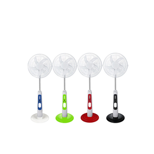 Solaire AC DC 12V avec lampe LED Ventilateur de charge à 5 pales Rechargeable électrique avec panneau et support de batterie Ventilateur solaire au sol - Product Image 3