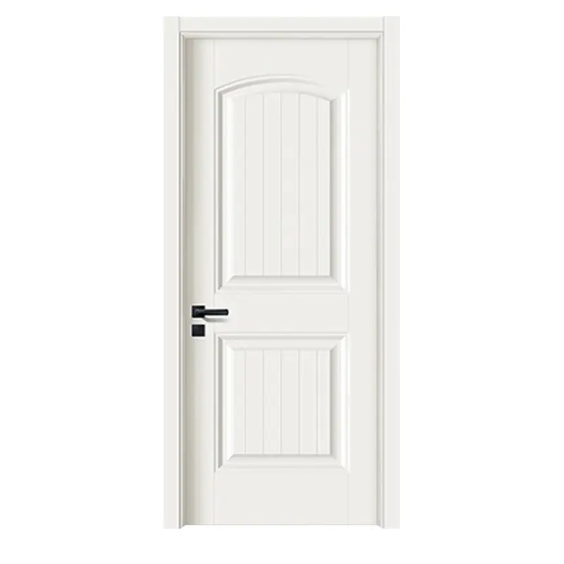 Factory Price Modern Room Bedroom Entry Solid Wooden Door Interior Design Waterproof WPC Doors for Houses