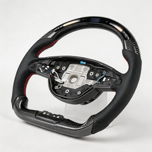 Volante Deportivo Original Dhsmt con Pantalla LED Inalámbrica, Fibra de Carbono, Agarre de 30 mm, 3 Radios, para Mercedes-Benz W205 C63 2015-2018 - Product Image 6