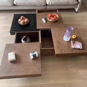 Juego de <span class=keywords><strong>mesa</strong></span> de <span class=keywords><strong>centro</strong></span> de <span class=keywords><strong>estilo</strong></span> nórdico moderno superventas, muebles para el hogar de lujo de gama alta para sala de estar, <span class=keywords><strong>Mesa</strong></span> Central contemporánea - Product Image 3