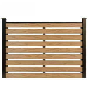 Panneaux de <span class=keywords><strong>clôture</strong></span> en WPC imperméables anti-UV en gros piquets de jardin en composite bois-plastique traités thermiquement 3D intervalle complet pour une utilisation à domicile - Product Image 6