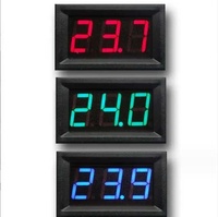 Voltmètre CC double ligne 30,0 V avec affichage numérique LED de 0,56 pouce, protection contre l'inversion de polarité CC 3 V-30,0 V