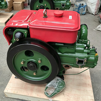 Moteur diesel monocylindre quatre temps refroidi par eau HEGUI à faible consommation de carburant Km28, adapté aux machines à décortiquer le riz.