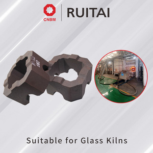 Brique cylindrique en <span class=keywords><strong>magnésie</strong></span> chromée, fournie directement par l'usine Ruitai, excellente performance haute température et résistance à l'érosion - Product Image 5