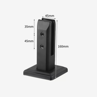 Support de fixation en verre pour balustrade d'escalier en acier inoxydable moderne de haute qualité, résistant à la rouille et aux UV, pour villa (DIY)