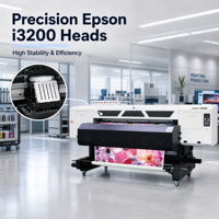 Imprimante à jet d'encre grand format 1,8 m avec têtes Epson I3200, 1900 dpi, encre écologique pour l'impression de bannières en vinyle et de papiers peints