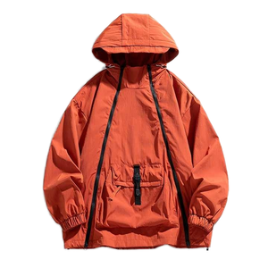 Modern Fit Mens Track Jacket Sleek Athletic Performance Jacket Lightweight Outdoor Activity Sportswear - Product Image 1