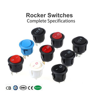 Interrupteur de bateau KCD5-<span class=keywords><strong>2021</strong></span> D5 rouge lumineux, interrupteur d'alimentation carré à 4 broches 2124 - Product Image 6
