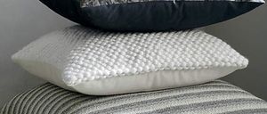 ปลอกหมอนผ้าฝ้ายทอตกแต่งบ้านลายทางโบฮีเมียนปลอกหมอนสีดำและสีขาว - Product Image 2