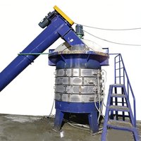 Ligne de lavage à chaud pour le recyclage de bouteilles PET usagées, réservoir de lavage à chaud pour usine de recyclage, réservoir de lavage de plastique