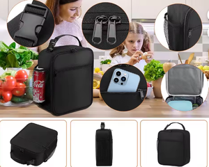 Boîte à lunch isotherme imperméable pour homme, sac à lunch réutilisable pour homme, adulte, femme - Petite boîte à lunch isotherme - Product Image 3