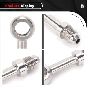 Connecteurs Fisheye en acier inoxydable AN3, raccords de tuyau de frein pour systèmes de freinage de moto, pièces de rechange et de réparation - Product Image 4
