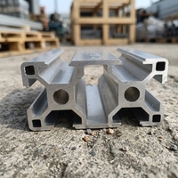 Perfil de Aluminio Industrial 6063, Accesorios para Viga de Brazo Robótico de Línea de Ensamblaje Automatizado