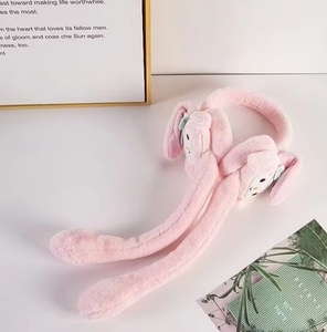 Cache-oreilles en peluche à oreilles mobiles, nouveauté, cache-oreilles d'hiver moelleux pour enfants, bandeau réglable pour filles et garçons - Product Image 5