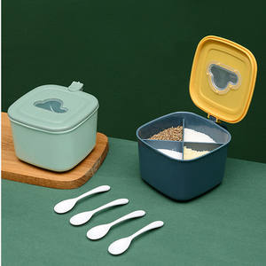 Nuevo Producto 2025: Juego Creativo de Tarros para Condimentos de Cocina, Caja de Almacenamiento de Especias, Juego de Tarros con Soporte - Product Image 1