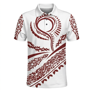 Polo pour homme à manches courtes, design tribal, respirant, séchage rapide, haute qualité, prix raisonnable, nouvelle arrivée, best-seller - Product Image 1