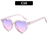 Lunettes de soleil cœur mignonnes pour enfants, protection UV400, mode été 2026, pour filles et garçons, idéales pour l'extérieur - Produits de dropshipping