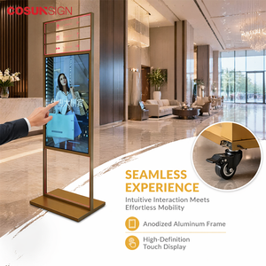 COSUNDIGITAL Totem numérique à roulettes IP65, écran tactile LCD vertical, affichage publicitaire pour <span class=keywords><strong>magasin</strong></span> de détail - Product Image 5