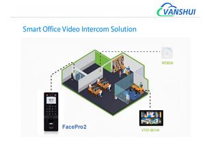 Sonnette sans fil et interphone, terminal de pointage des heures avec reconnaissance faciale/empreintes digitales/carte RFID, avec TCP/IP et dispositif de contrôle d'accès - Product Image 5