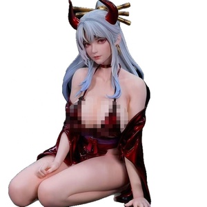 SE7ART Belle fille modèle d'anime Sculpture 3D <span class=keywords><strong>Figurine</strong></span> Résine écologique Kimono Yamato <span class=keywords><strong>Kaido</strong></span> One Piece Pose assise Ornement - Product Image 1