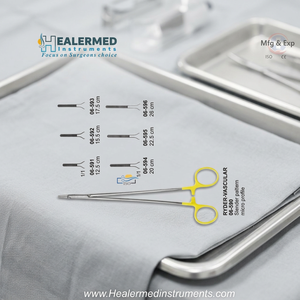 Porte-aiguilles vasculaires Ryder T.C. Profil micro-mince manuel en acier inoxydable - Product Image 3