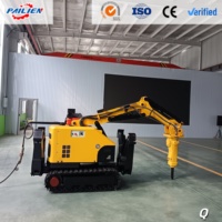 Robot de démolition hydraulique pour l'exploitation minière souterraine et l'excavation de tunnels |   Briseur de béton télécommandé pour zones dangereuses
