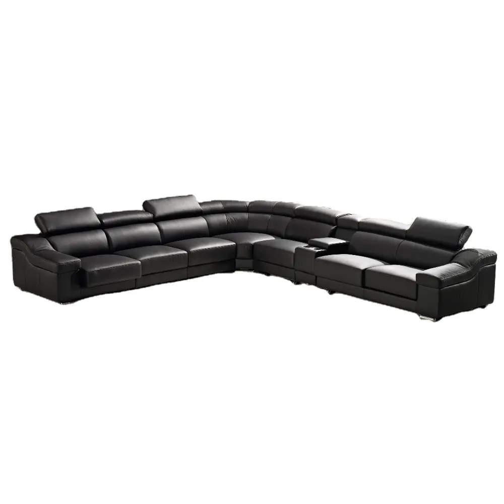 Canapé d'angle réglable pour salon, 1 pièce, Sofa très grand, en coupe, de luxe, style moderne