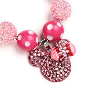 El yapımı bugum gum boncuk kolye bilezik seti Glitter ayı kolye tıknaz Strand çocuklar tulumları düğün taraflar için harika - Product Image 5