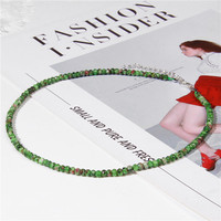Bijoux de mode pour femmes, collier de perles colorées, best-seller, collier ras du cou artisanal en perles
