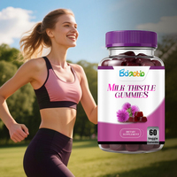 Complément Alimentaire OEM Lifecare Biotch Supply Faible en Sucre avec Vitamines Gommes de Chardon-Marie pour Adultes