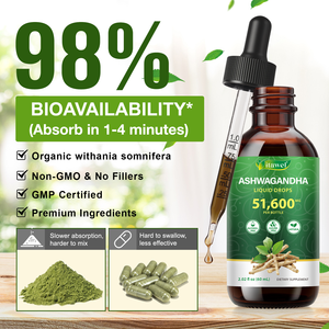 Gotas Líquidas de Ashwagandha Itawel con Extracto de Plantas para Equilibrio del Ánimo y Relajación, Favorecen la Claridad Mental - Product Image 6