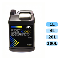 Shampooing auto super concentré pH neutre, haute mousse, liquide nettoyant pour voiture, savon de lavage auto, produit de detailing pour brillance et cire