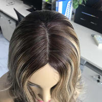 Las mejores pelucas judías de seda de colores surtidos, atadas a mano, de cobertura completa, con cabello de doble densidad y cuero cabelludo realista para mujeres blancas.