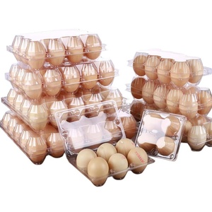 Plateau à œufs en <span class=keywords><strong>plastique</strong></span> à 6, 10, 12, 15, 18 ou 30 alvéoles, boîte à œufs jetable personnalisée en PET, plateau d'emballage transparent sous blister - Product Image 5