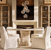 Lustre moderne personnalisé créatif pour escalier, luminaires suspendus en cascade de verre transparent pour hall d'hôtel, lampe suspendue pour la maison