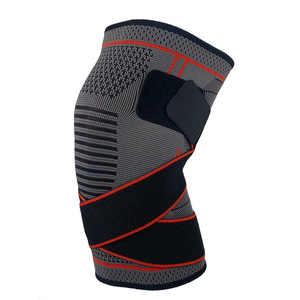 矫形关节护膝针织弹性尼龙护膝支撑压缩运动护膝腰带 - Product Image 4