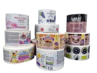 Etiqueta Autoadhesiva de Papel Impermeable, Resistente al Aceite y Ecológica de Alta Calidad, Impresión Personalizada CMYK/Offset