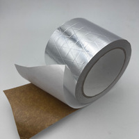 Ruban Adhésif en Aluminium Renforcé pour CVC, Ruban en Aluminium Acrylique FSK à Trois Dimensions avec Grille en Feuille d'Aluminium