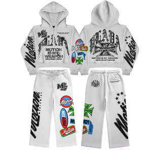 Conjunto Deportivo Casual para Hombre, Diseño Estampado, 2 Piezas, en Oferta, para Invierno - Product Image 6