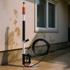 Brosse télescopique Vevor de 18 pieds en aluminium pour nettoyeur haute pression, outil de nettoyage pour façade de bâtiment - Product Image 2