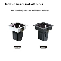 Spot LED d'intérieur IP20, spot de plafond 12W 15W 20W 2*12W 2*15W 2*20W anti-éblouissement COB pour salons, bureaux, hôtels