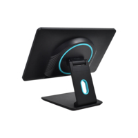 Sistem Kasir POS Layar Ganda YX-A8 15.6 inci dengan Android RK3568, 2G+32G untuk Retail, Kasir All-in-one dengan Wi-Fi/BT