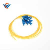 Vente en gros usine Cordon de raccordement optique monomode OS2 SC/UPC 1m 3m 5m 7m 10m Gaine LSZH/PVC 1310-1550nm