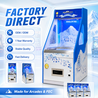 Mini machine de jeu d'arcade Coin Pusher à vendre, machine de jeu d'arcade pour centre de jeux FEC, prête à l'emploi avec accepteur de billets