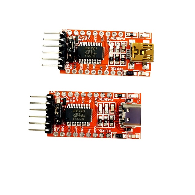 USB to TTL 3.3V 5V FT232RL Module Download Cable Mini Interface TYPE-C Interface