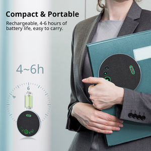 Altavoz Inalámbrico Bluetooth con Micrófono, DSP, AGC, Reducción de Ruido, Cancelación de Eco, Micrófono con Captación de Voz de <span class=keywords><strong>5</strong></span> Metros - Product Image 6