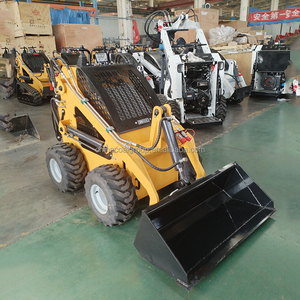 Mini-chargeuse compacte sur chenilles avec commandes <span class=keywords><strong>pilot</strong></span>ées - Rayon de braquage zéro pour l'entretien des vignobles et des vergers - Product Image 3