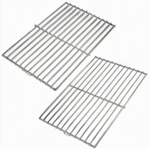 Grille de four à mailles pour barbecue en acier inoxydable de haute qualité pour le contrôle de l'huile et l'égouttage de la viande grillée - Product Image 1